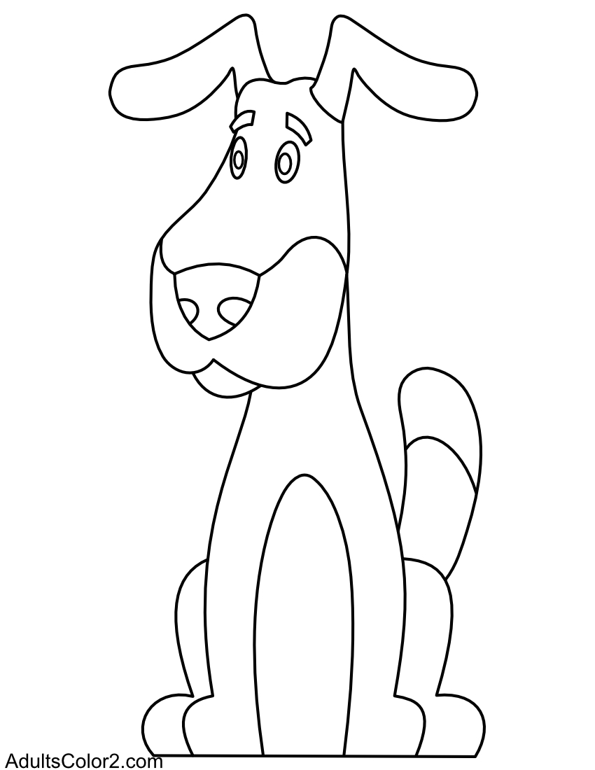 190+ Puppy Dog Coloring Pages Free Printable 139