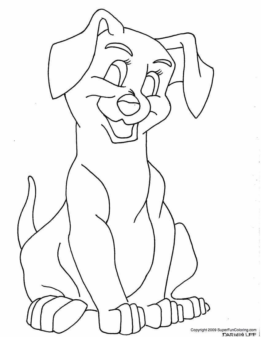 190+ Puppy Dog Coloring Pages Free Printable 143