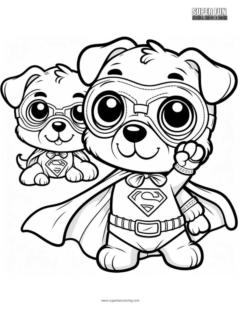 190+ Puppy Dog Coloring Pages Free Printable 161