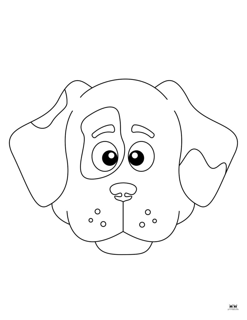 190+ Puppy Dog Coloring Pages Free Printable 163