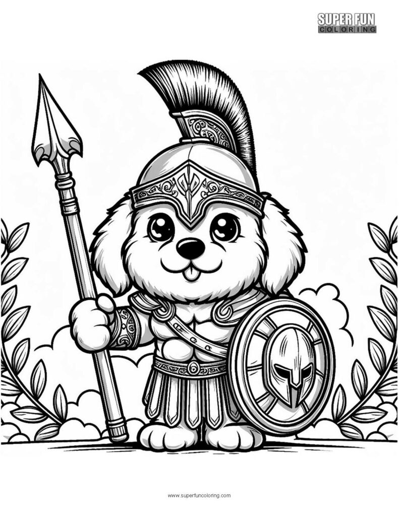 190+ Puppy Dog Coloring Pages Free Printable 174