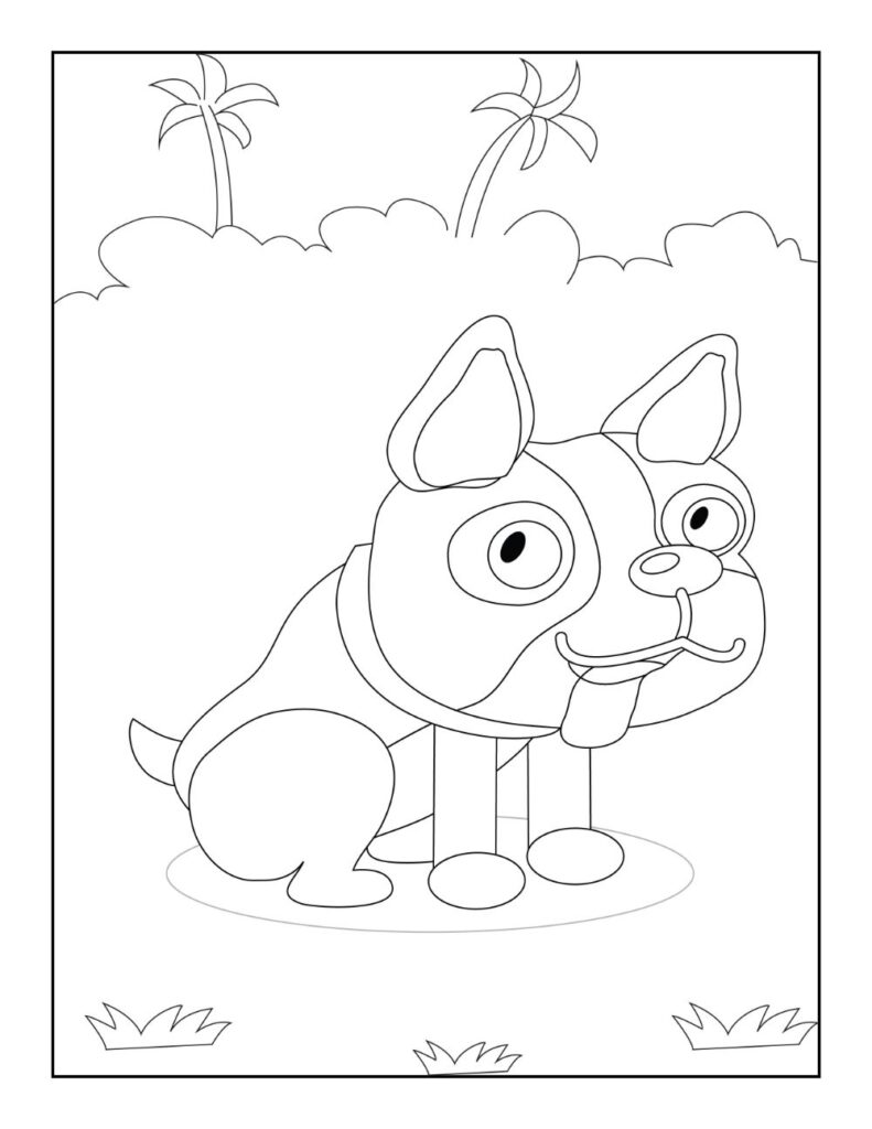 190+ Puppy Dog Coloring Pages Free Printable 175