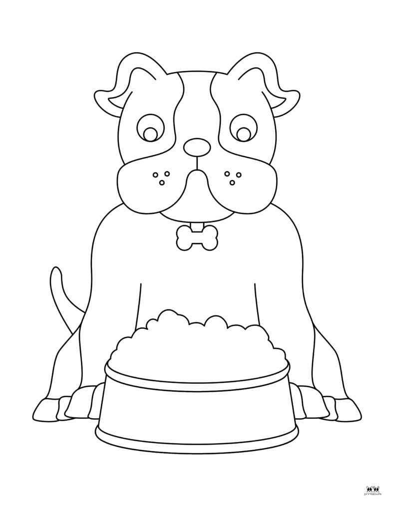 190+ Puppy Dog Coloring Pages Free Printable 176