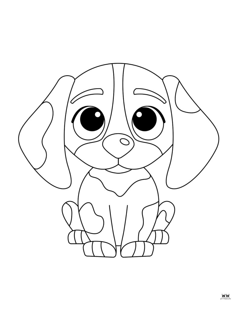 190+ Puppy Dog Coloring Pages Free Printable 177