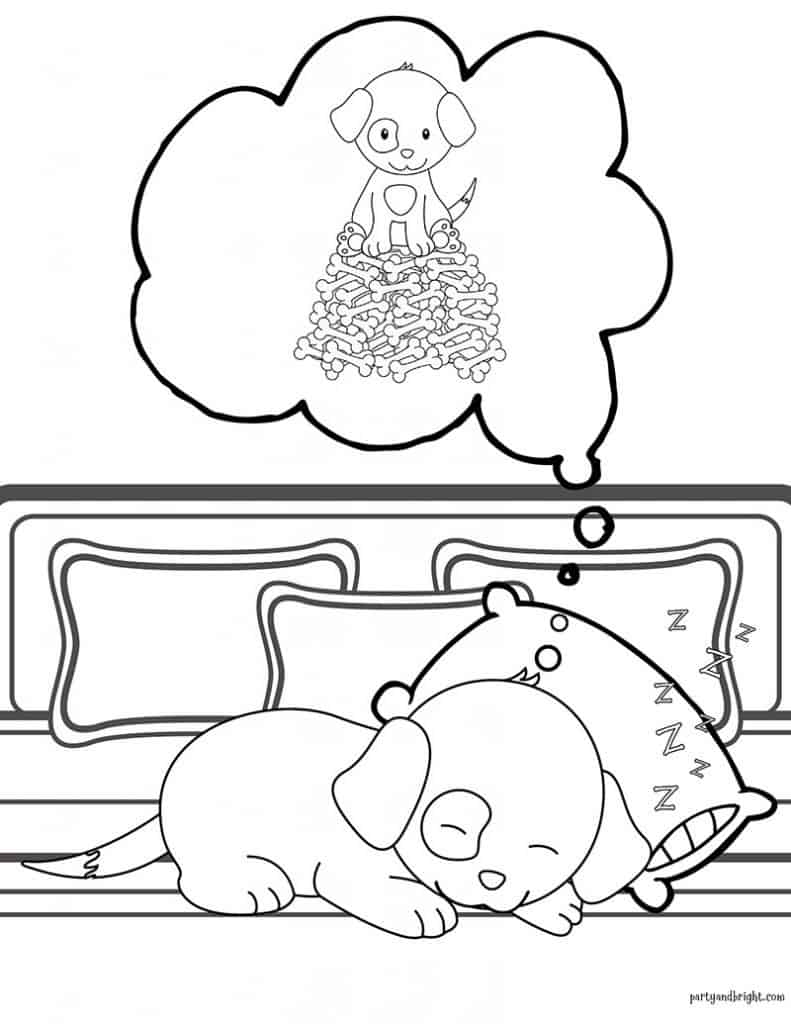 190+ Puppy Dog Coloring Pages Free Printable 179