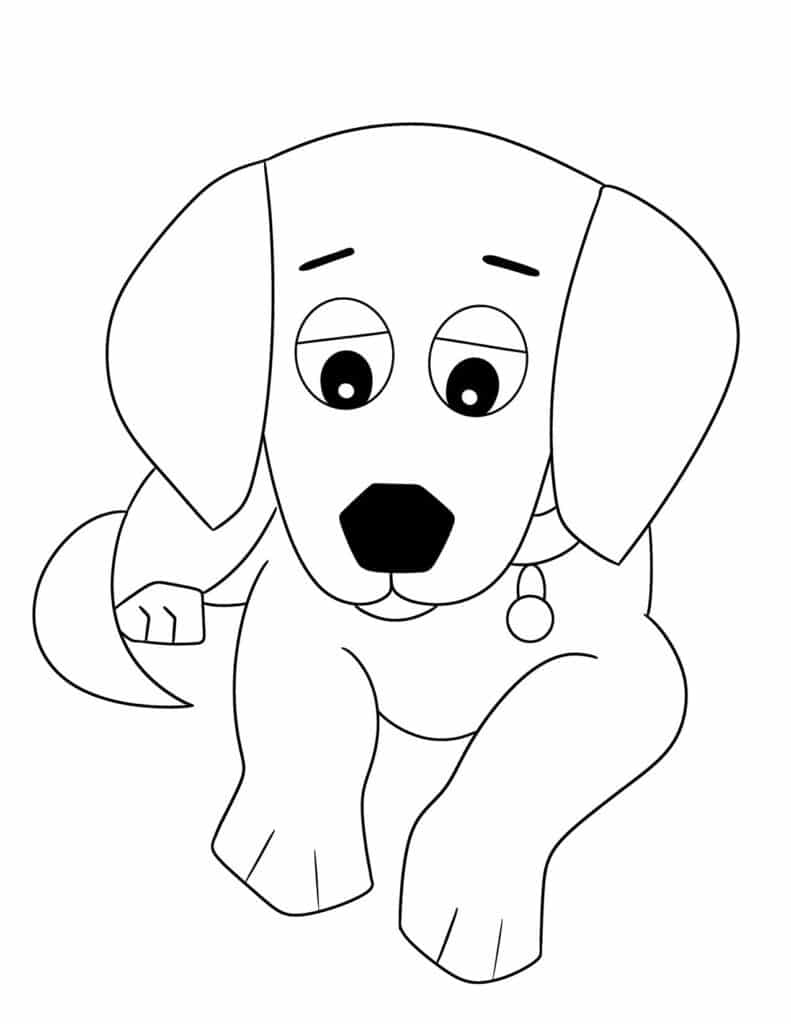 190+ Puppy Dog Coloring Pages Free Printable 182