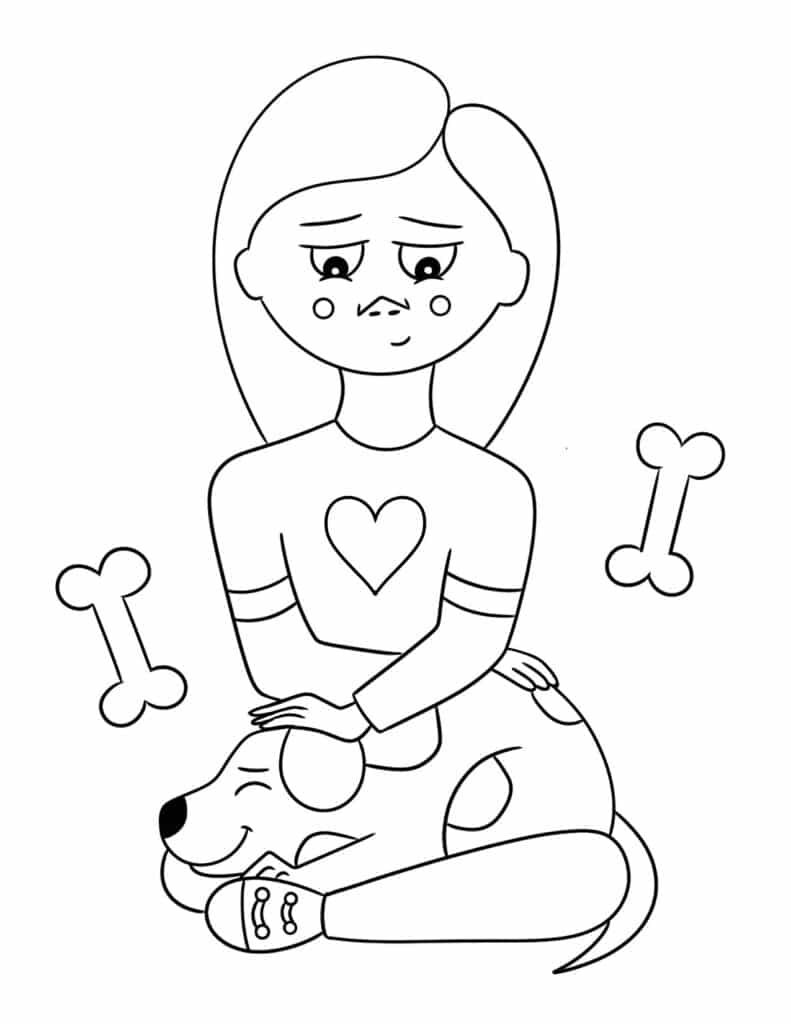 190+ Puppy Dog Coloring Pages Free Printable 185