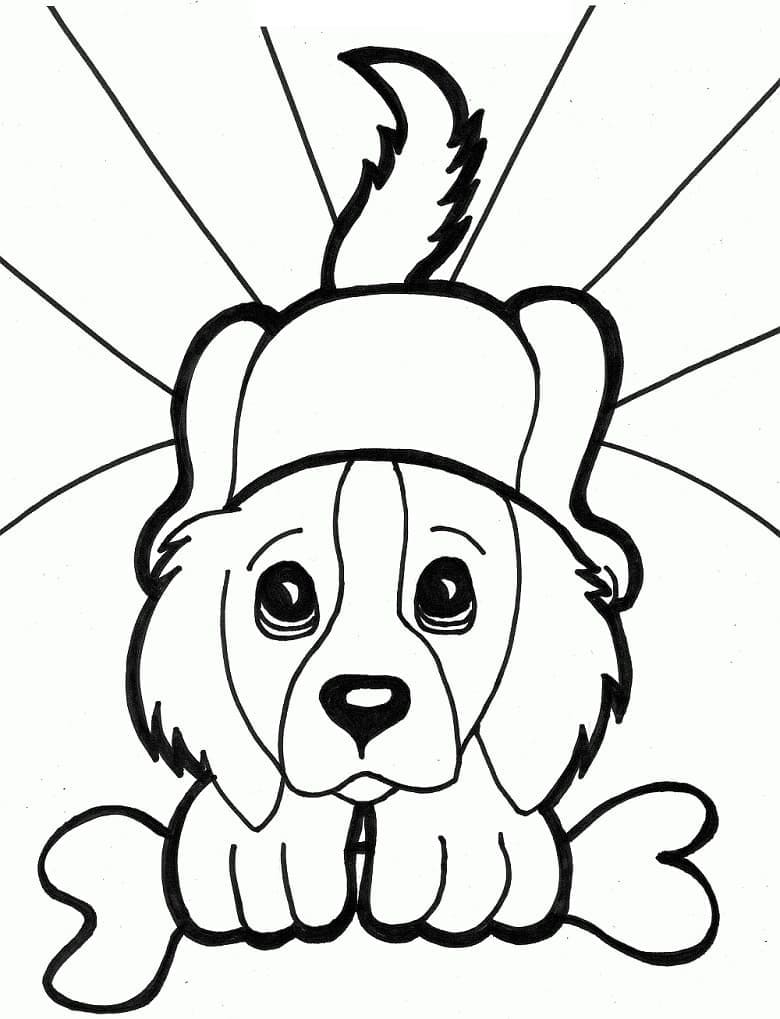 190+ Puppy Dog Coloring Pages Free Printable 192