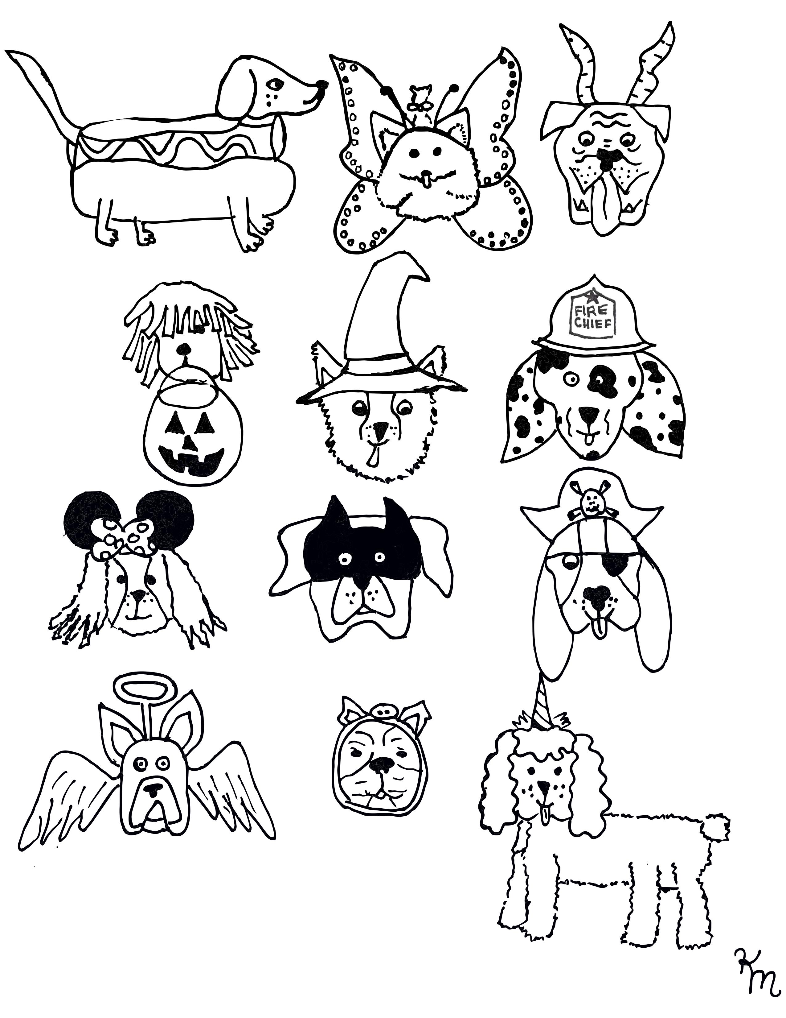 190+ Puppy Dog Coloring Pages Free Printable 2