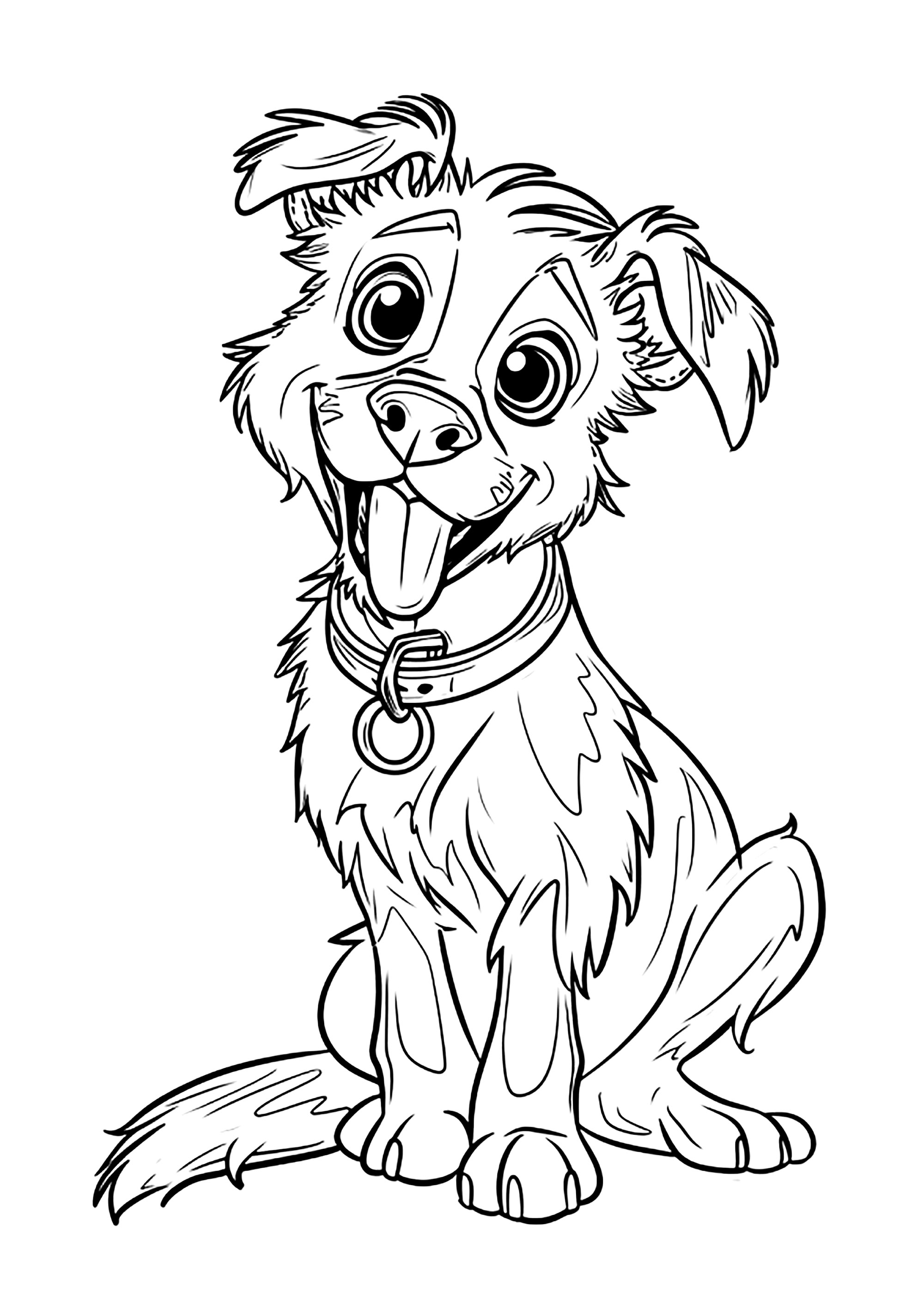 190+ Puppy Dog Coloring Pages Free Printable 23