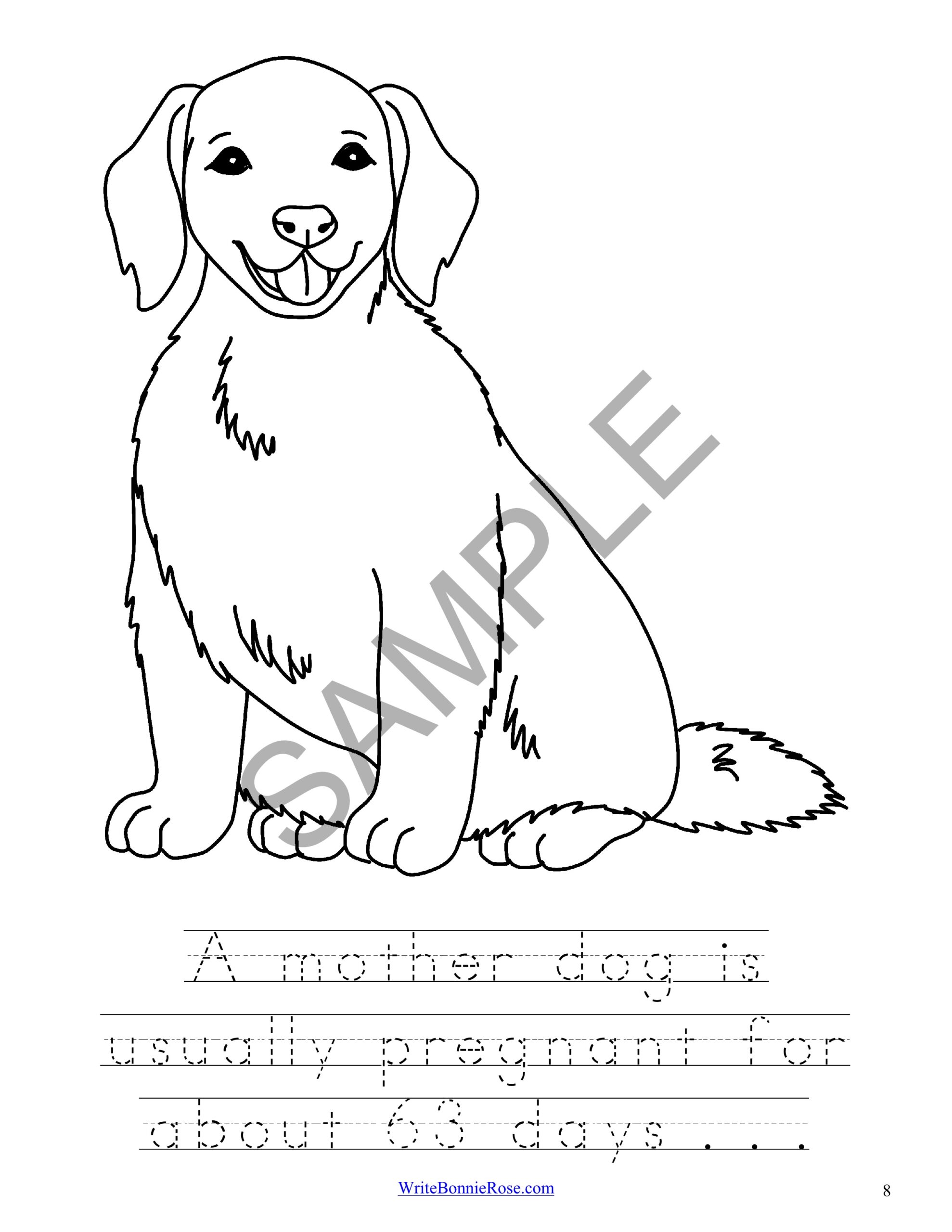 190+ Puppy Dog Coloring Pages Free Printable 26