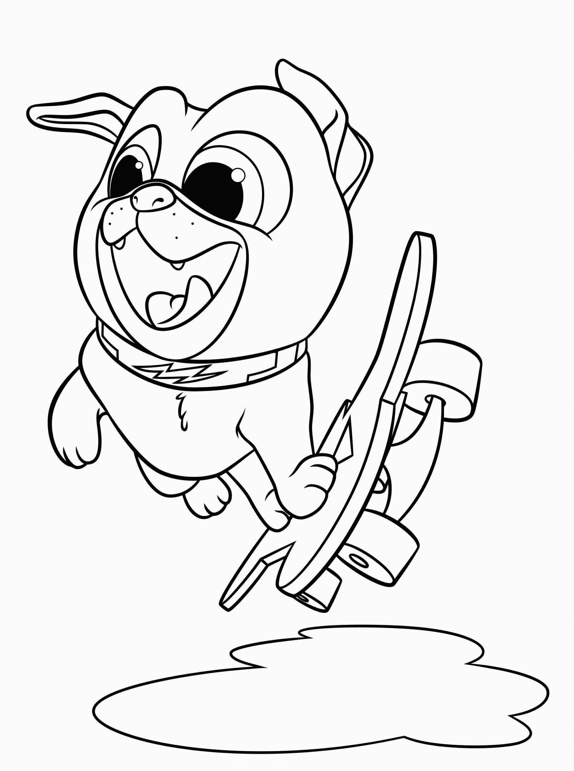 190+ Puppy Dog Coloring Pages Free Printable 35