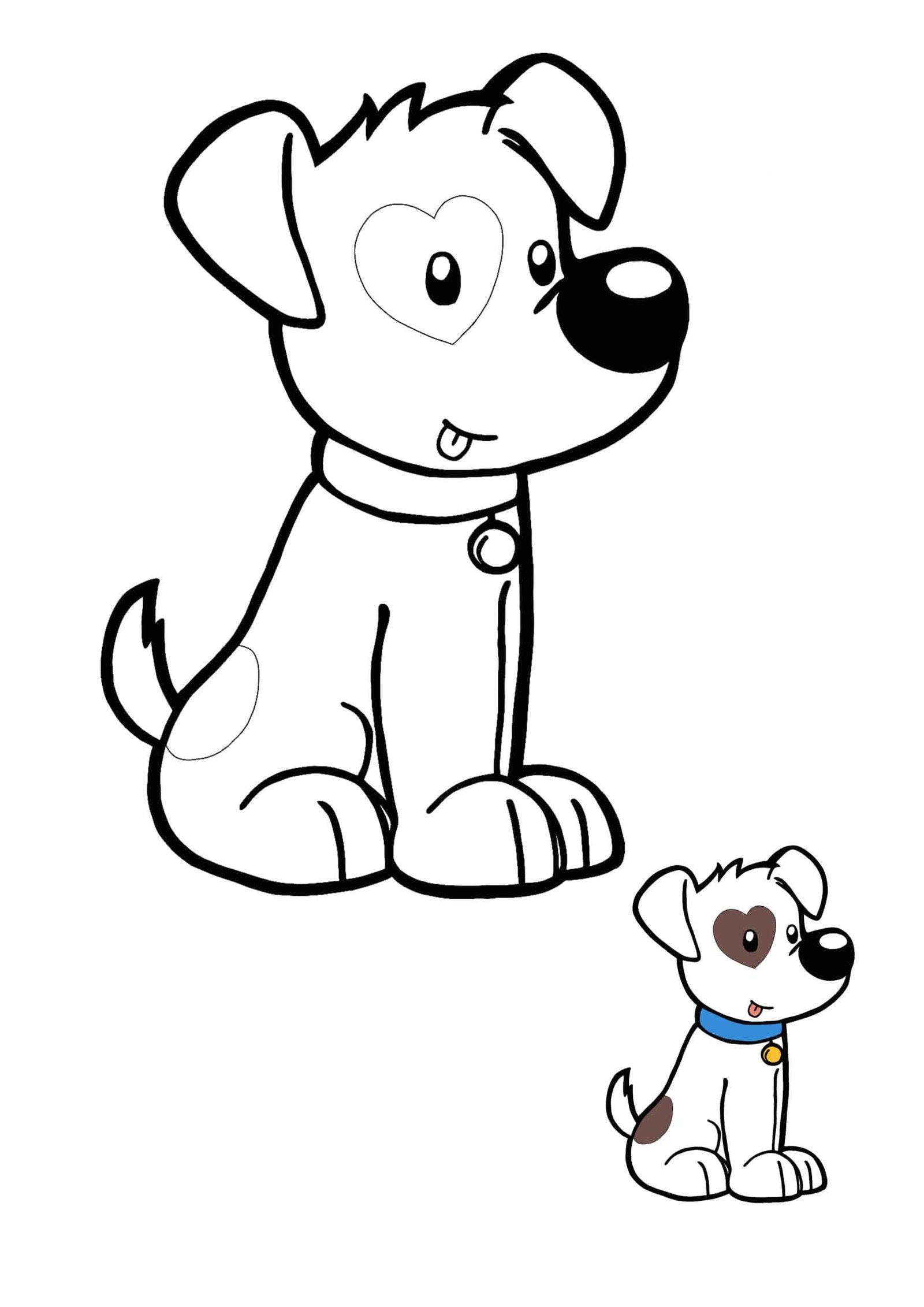 190+ Puppy Dog Coloring Pages Free Printable 36