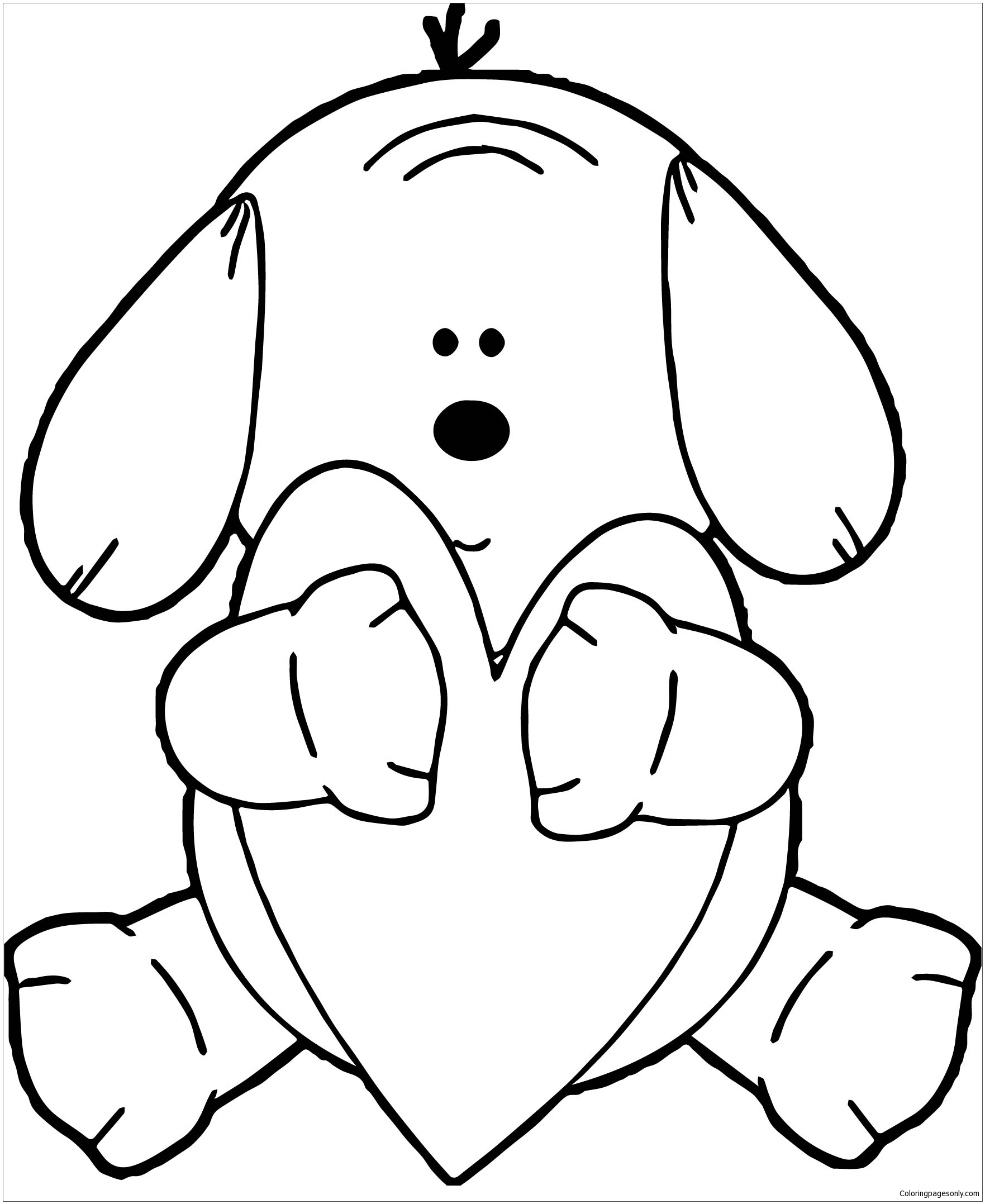 190+ Puppy Dog Coloring Pages Free Printable 41