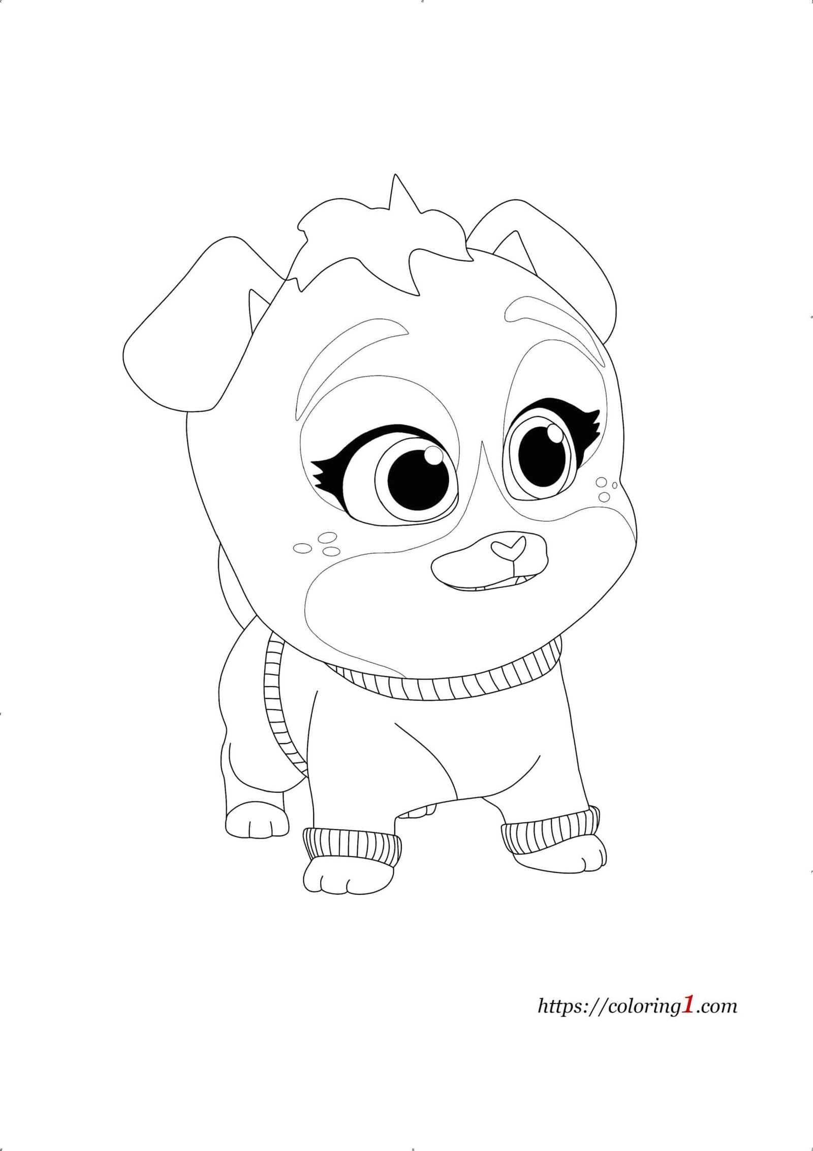 190+ Puppy Dog Coloring Pages Free Printable 45