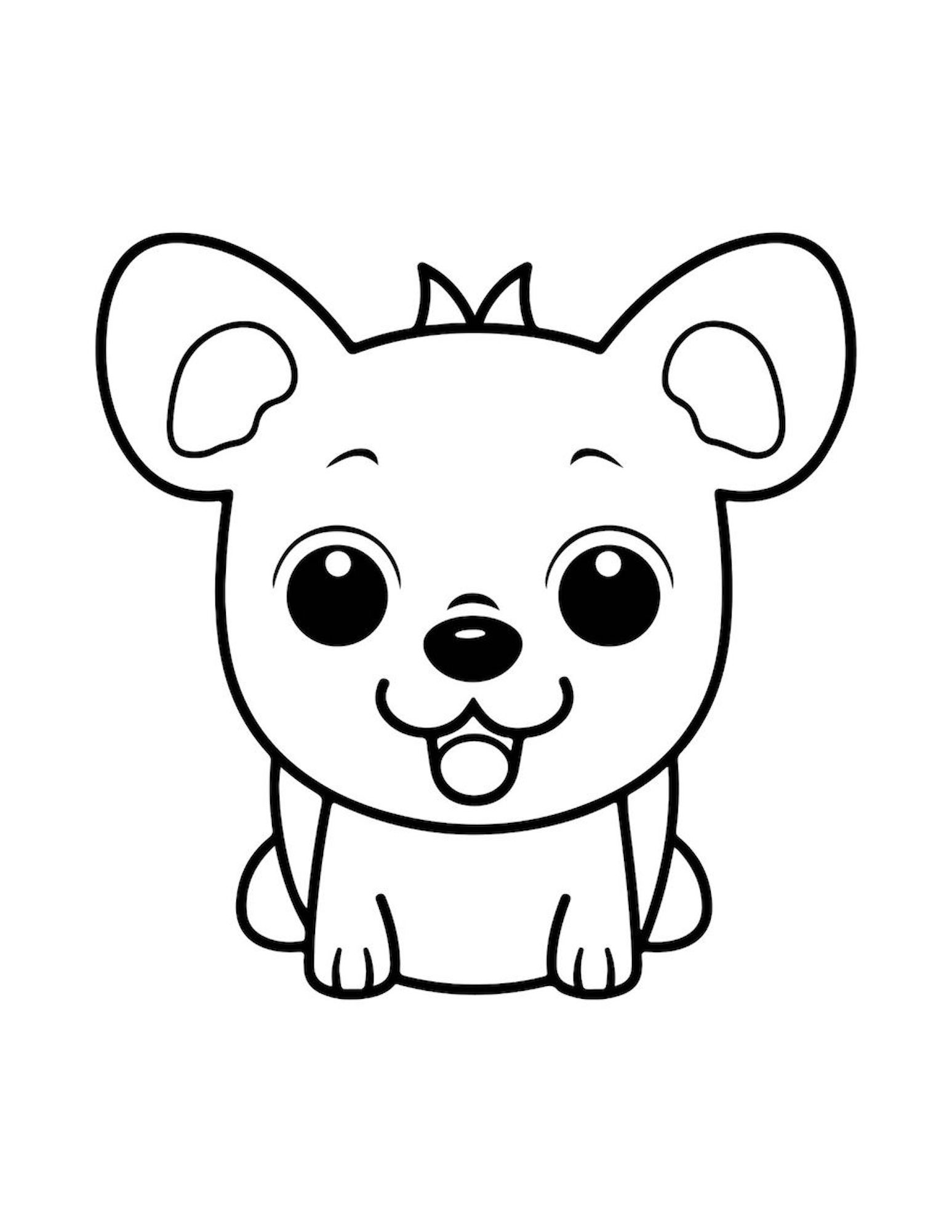 190+ Puppy Dog Coloring Pages Free Printable 50