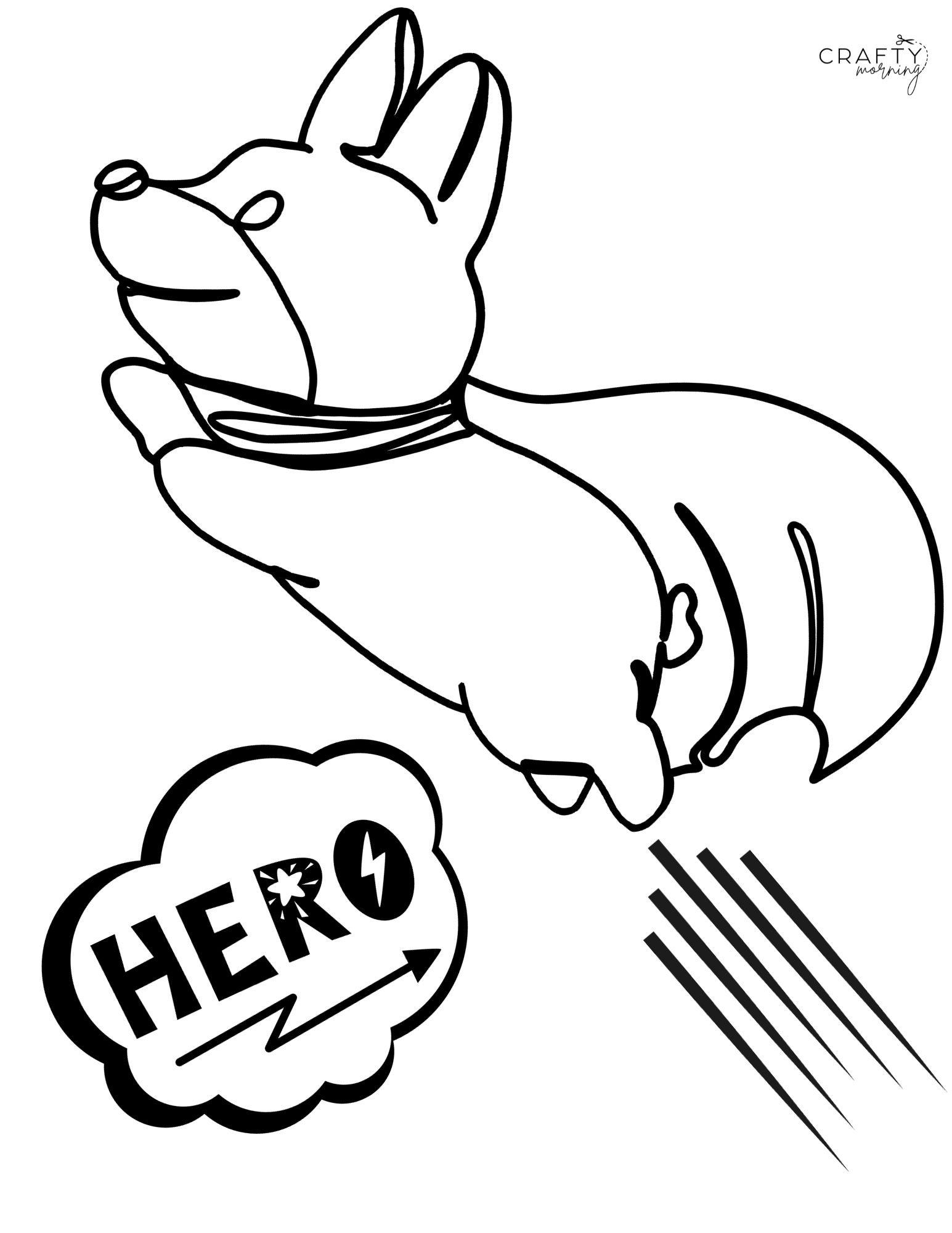 190+ Puppy Dog Coloring Pages Free Printable 58