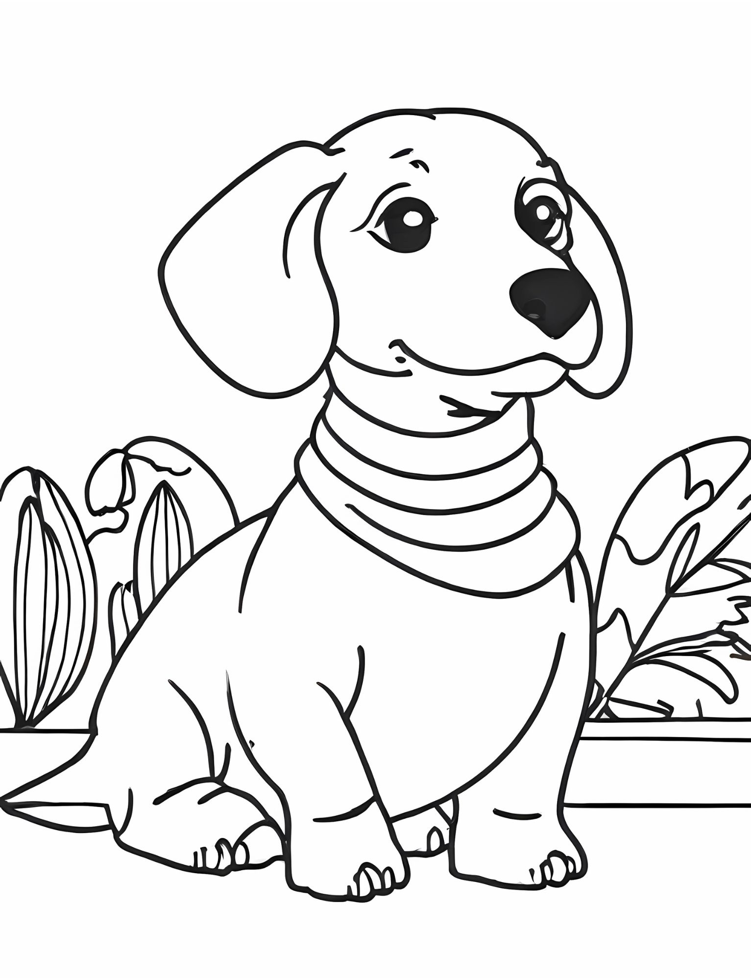 190+ Puppy Dog Coloring Pages Free Printable 61