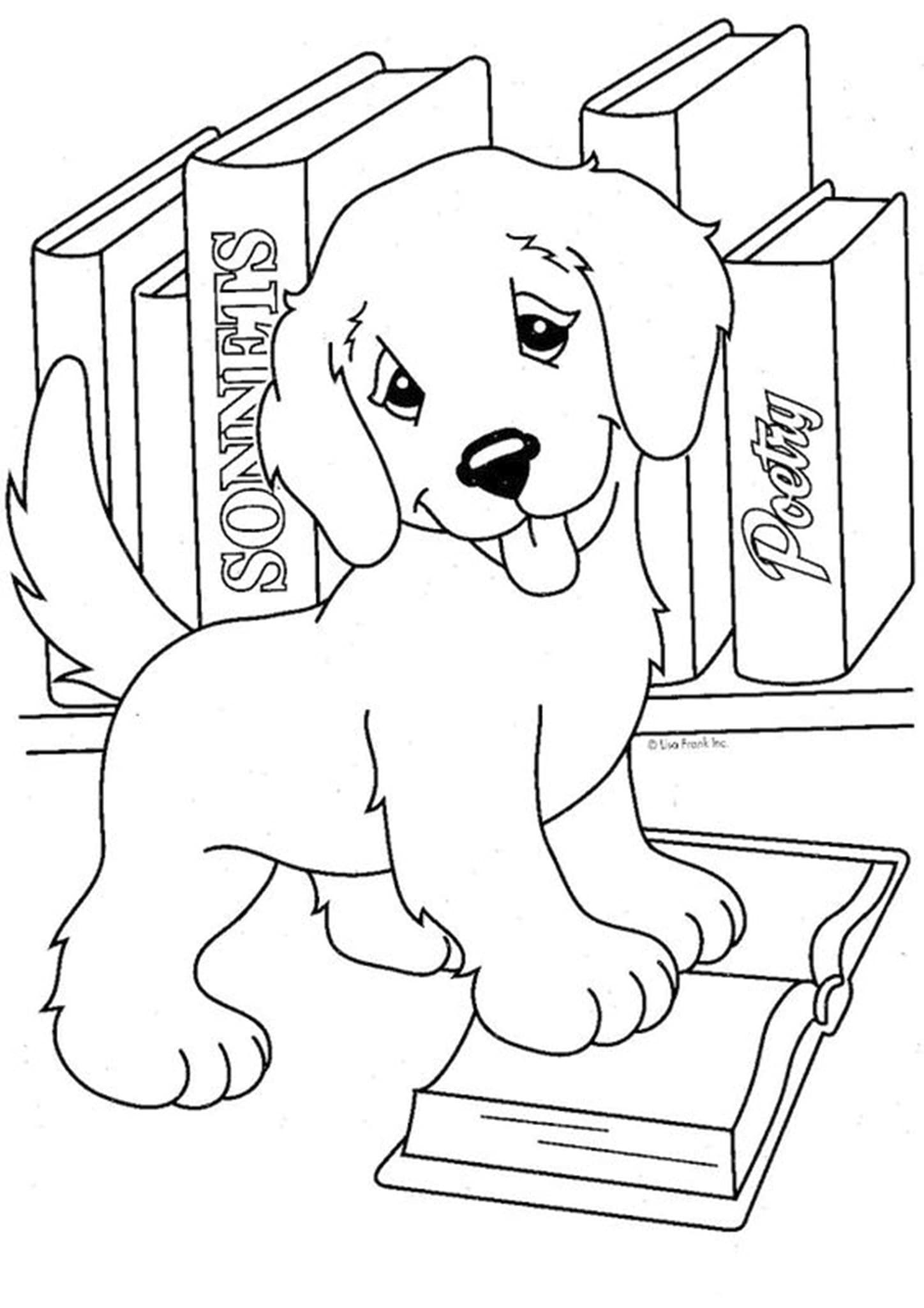 190+ Puppy Dog Coloring Pages Free Printable 63