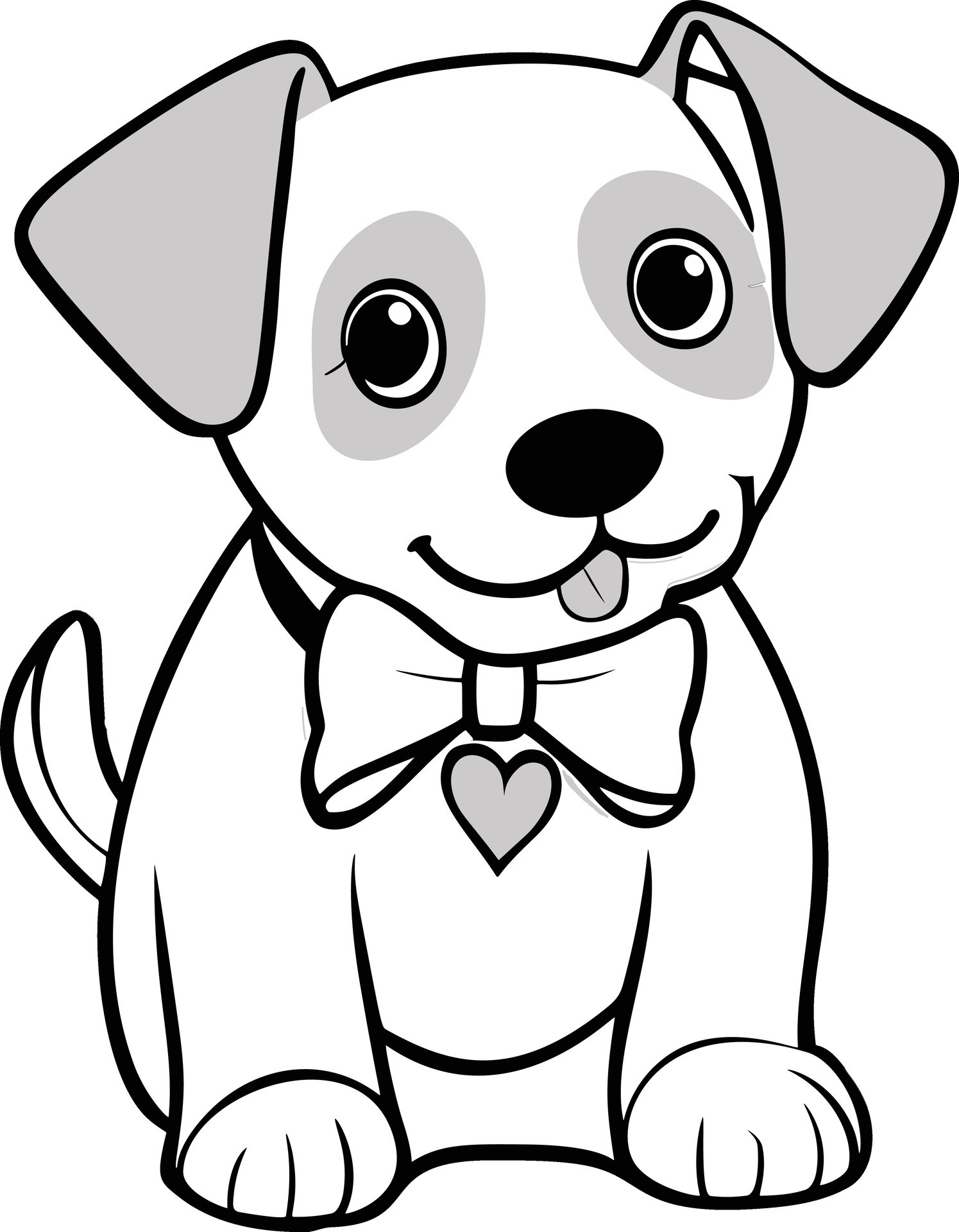 190+ Puppy Dog Coloring Pages Free Printable 65