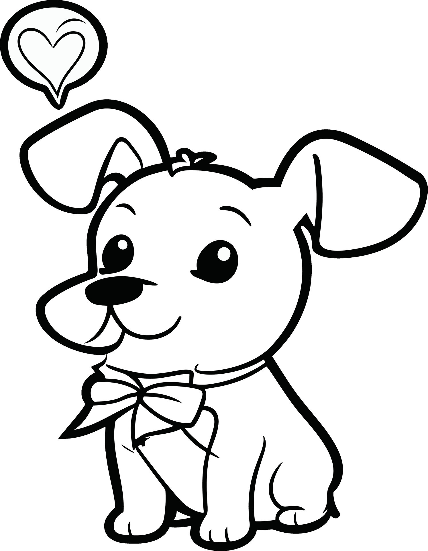 190+ Puppy Dog Coloring Pages Free Printable 66