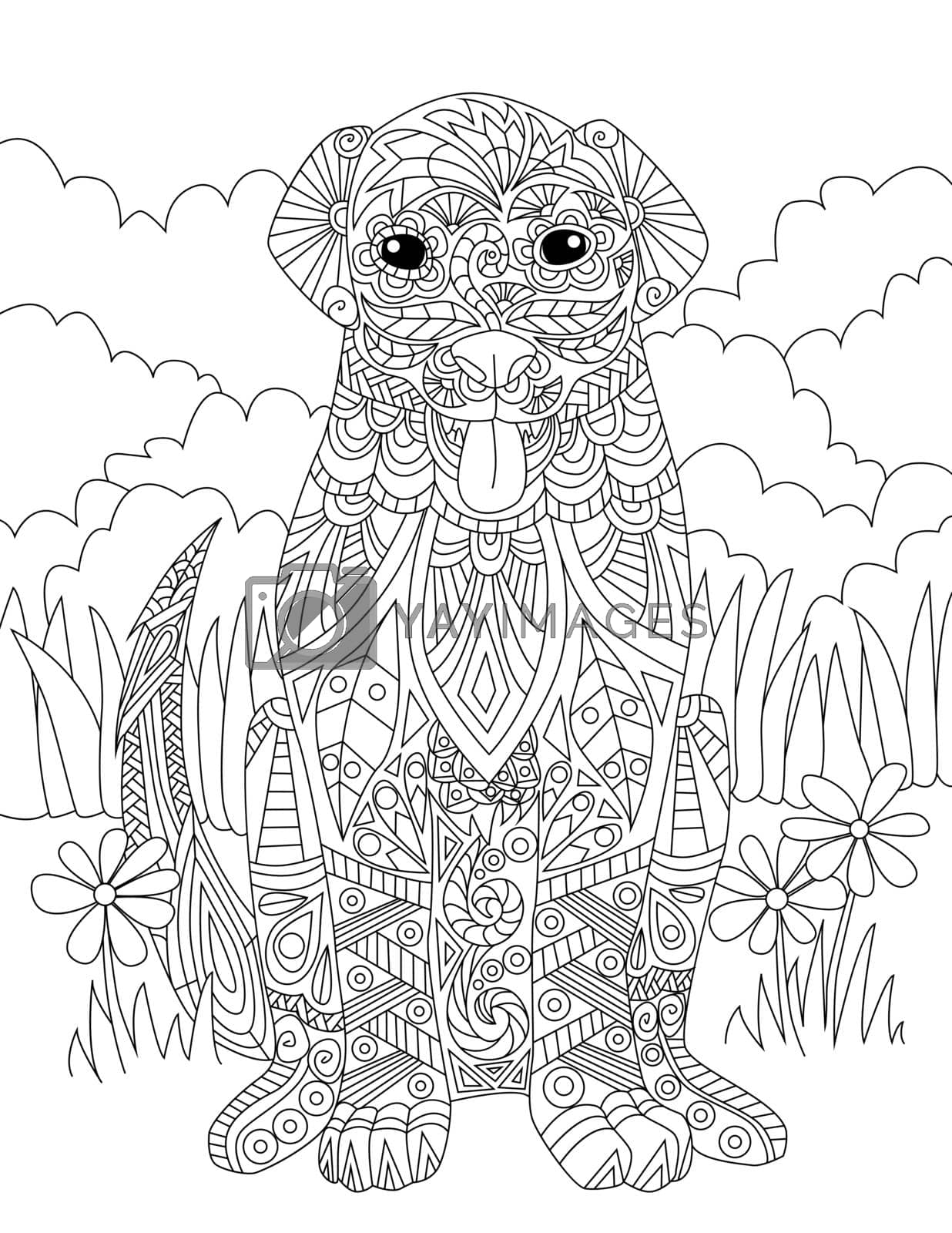 190+ Puppy Dog Coloring Pages Free Printable 80