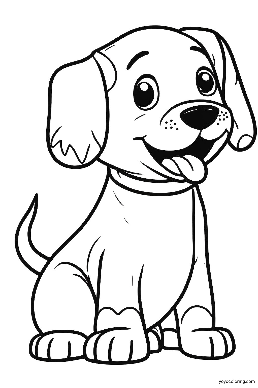 190+ Puppy Dog Coloring Pages Free Printable 87