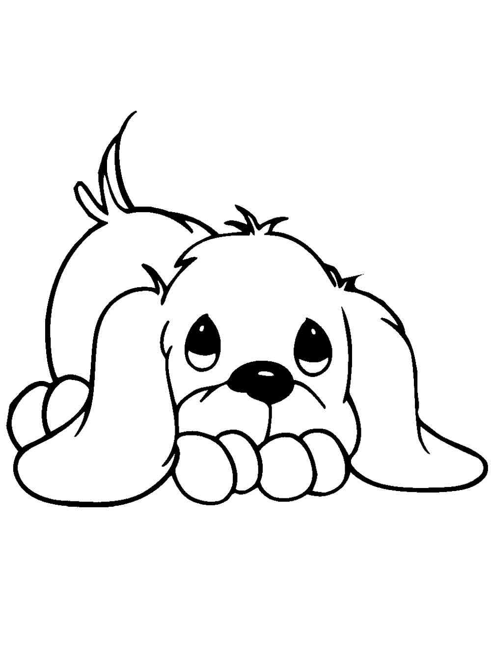 190+ Puppy Dog Coloring Pages Free Printable 96