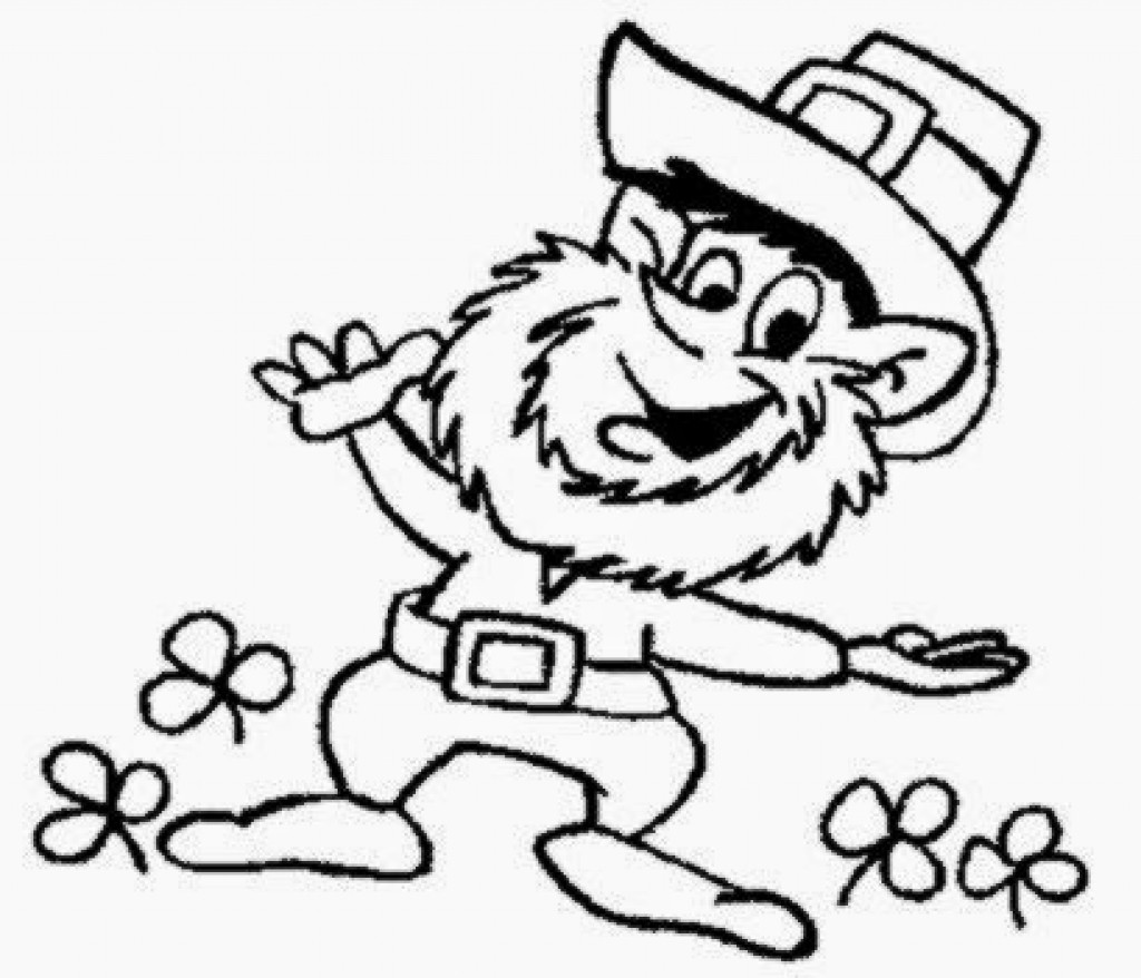 70+ Leprechaun Coloring Pages 14