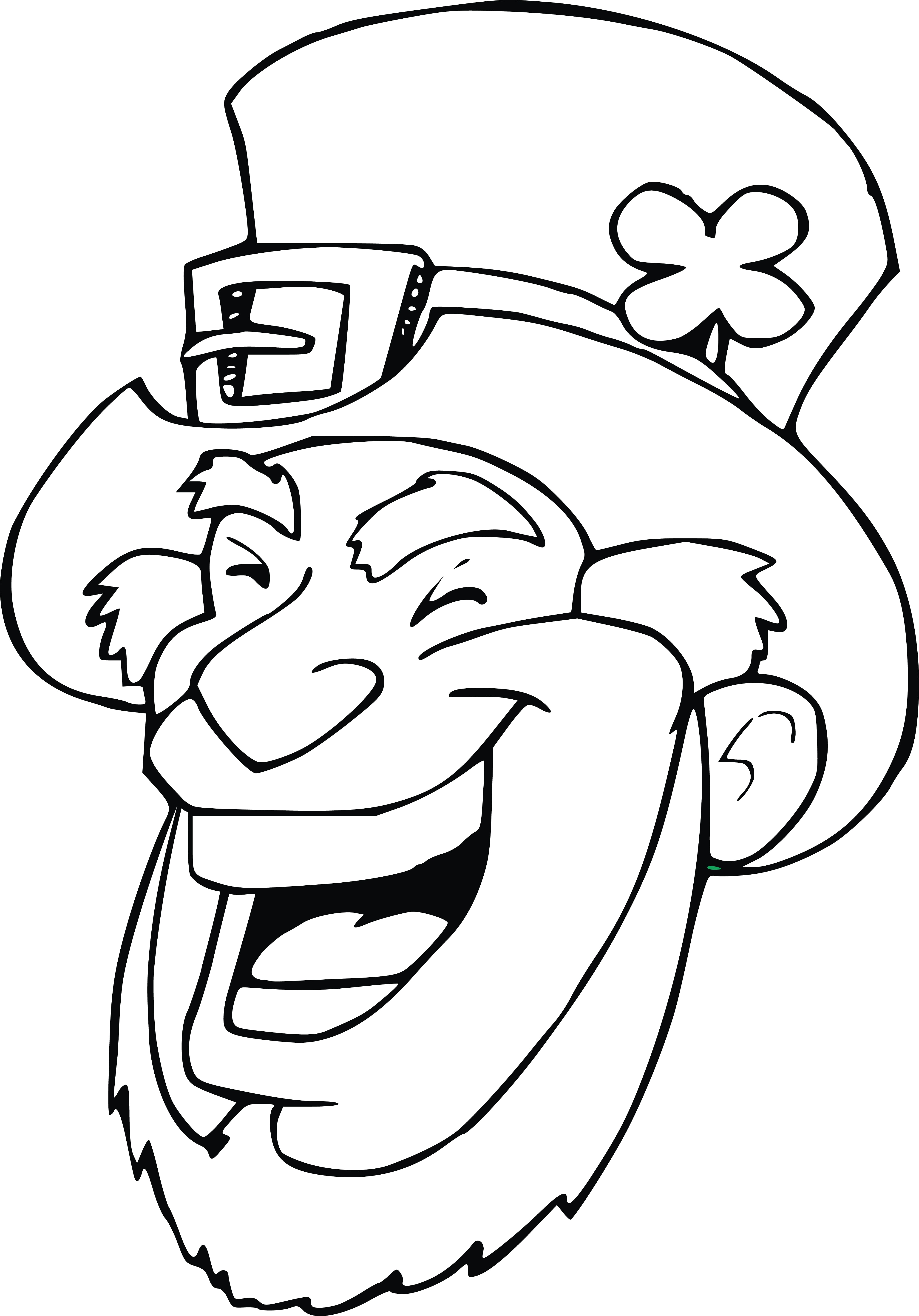 70+ Leprechaun Coloring Pages 2