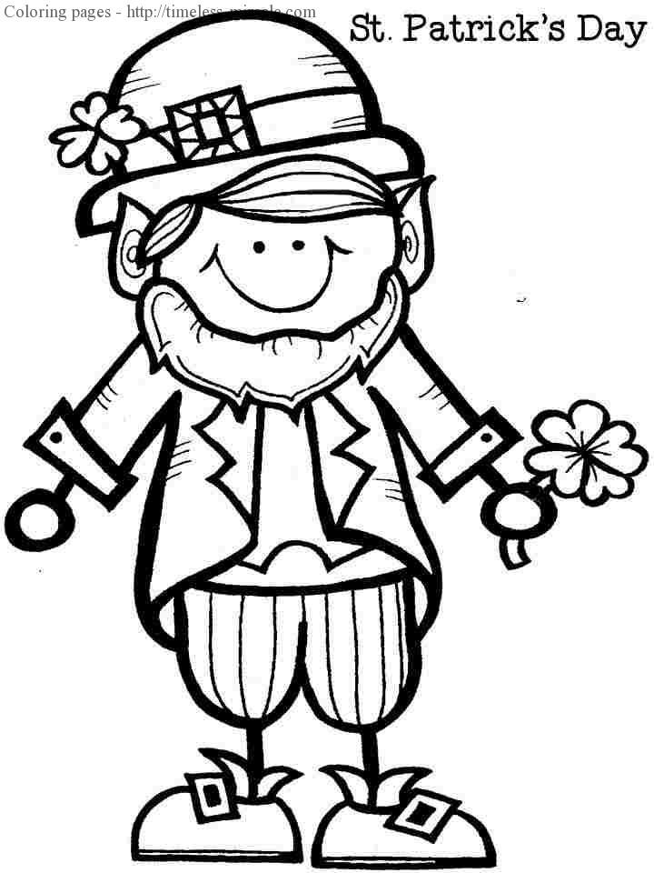 70+ Leprechaun Coloring Pages 24