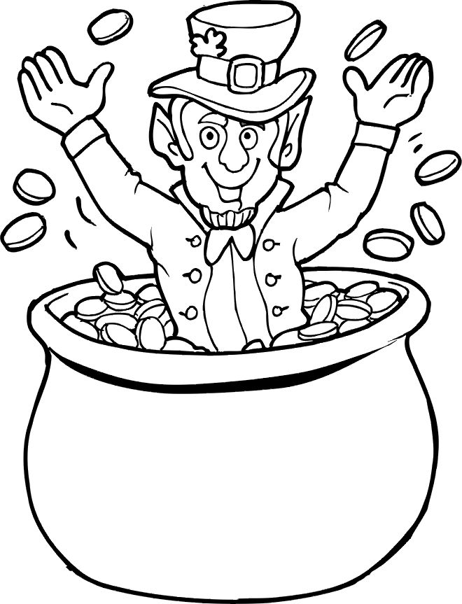 70+ Leprechaun Coloring Pages 31