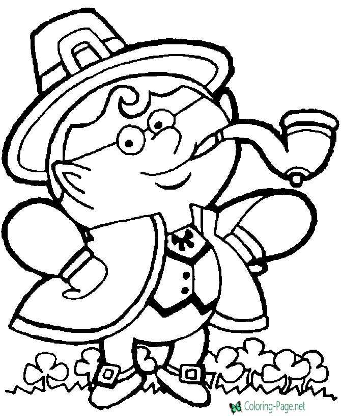 70+ Leprechaun Coloring Pages 33