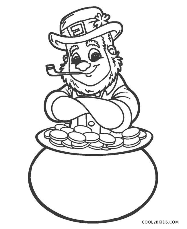 70+ Leprechaun Coloring Pages 34