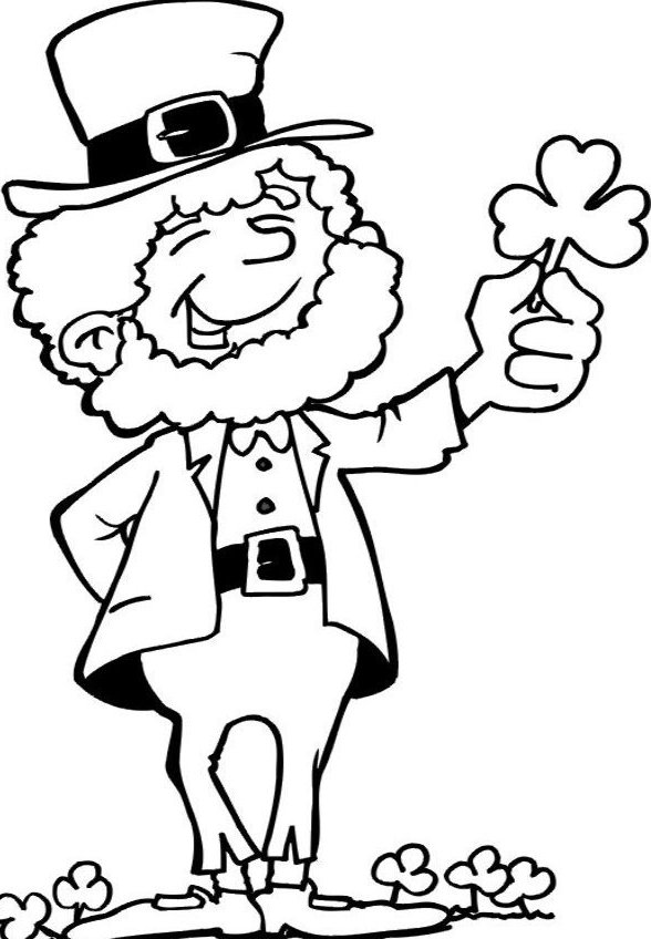 70+ Leprechaun Coloring Pages 39