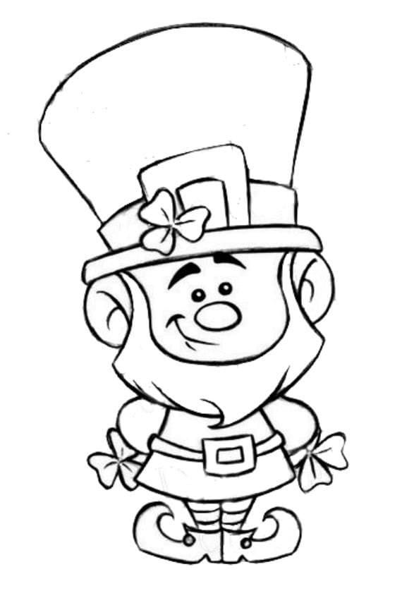 70+ Leprechaun Coloring Pages 40