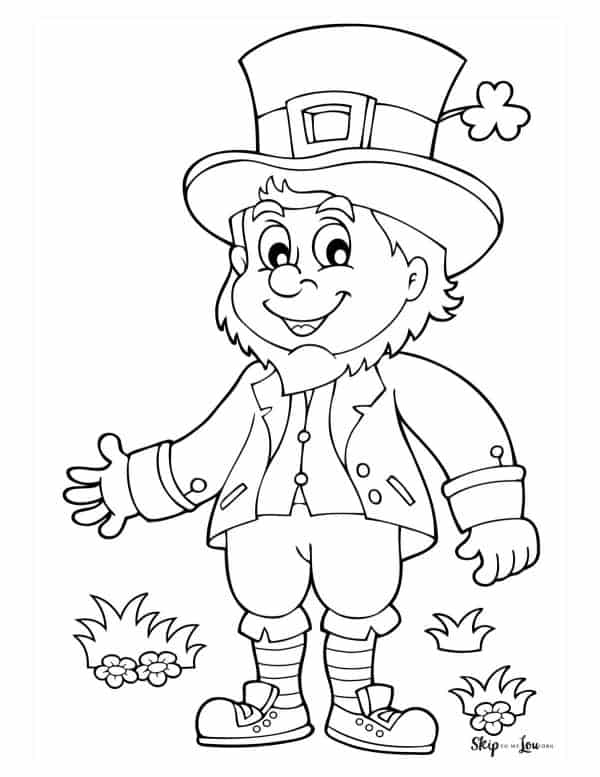 70+ Leprechaun Coloring Pages 44