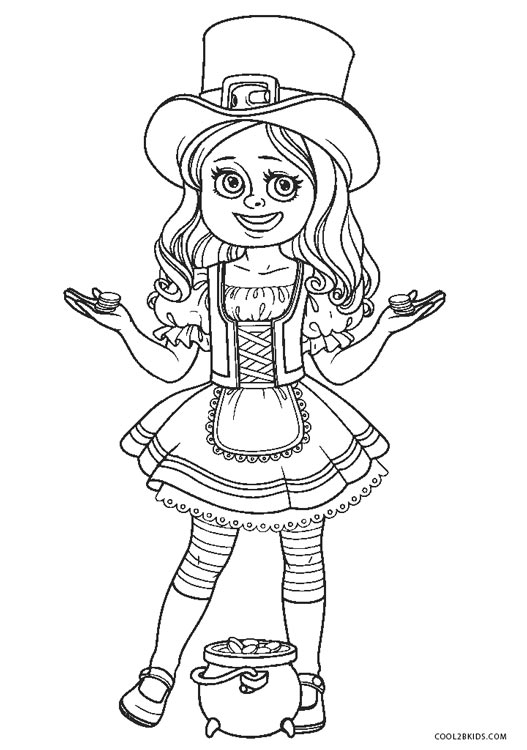 70+ Leprechaun Coloring Pages 49