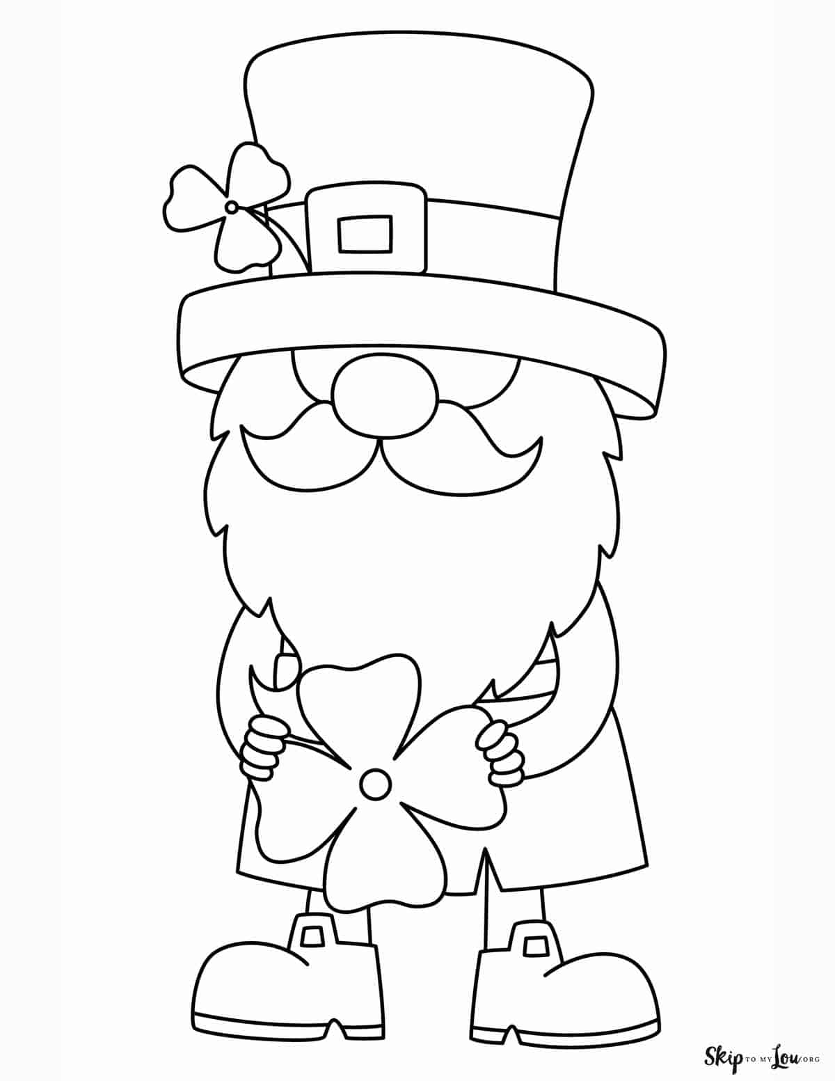 70+ Leprechaun Coloring Pages 5