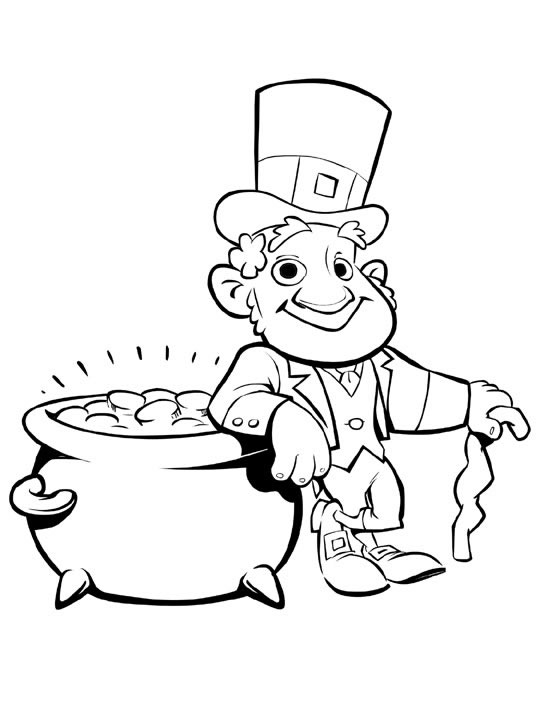 70+ Leprechaun Coloring Pages 50