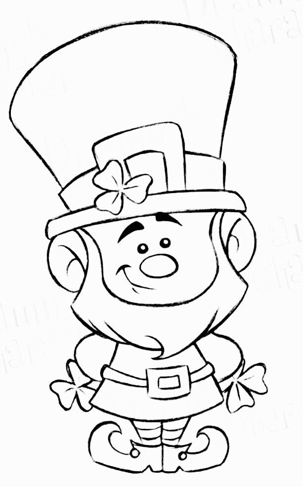 70+ Leprechaun Coloring Pages 53