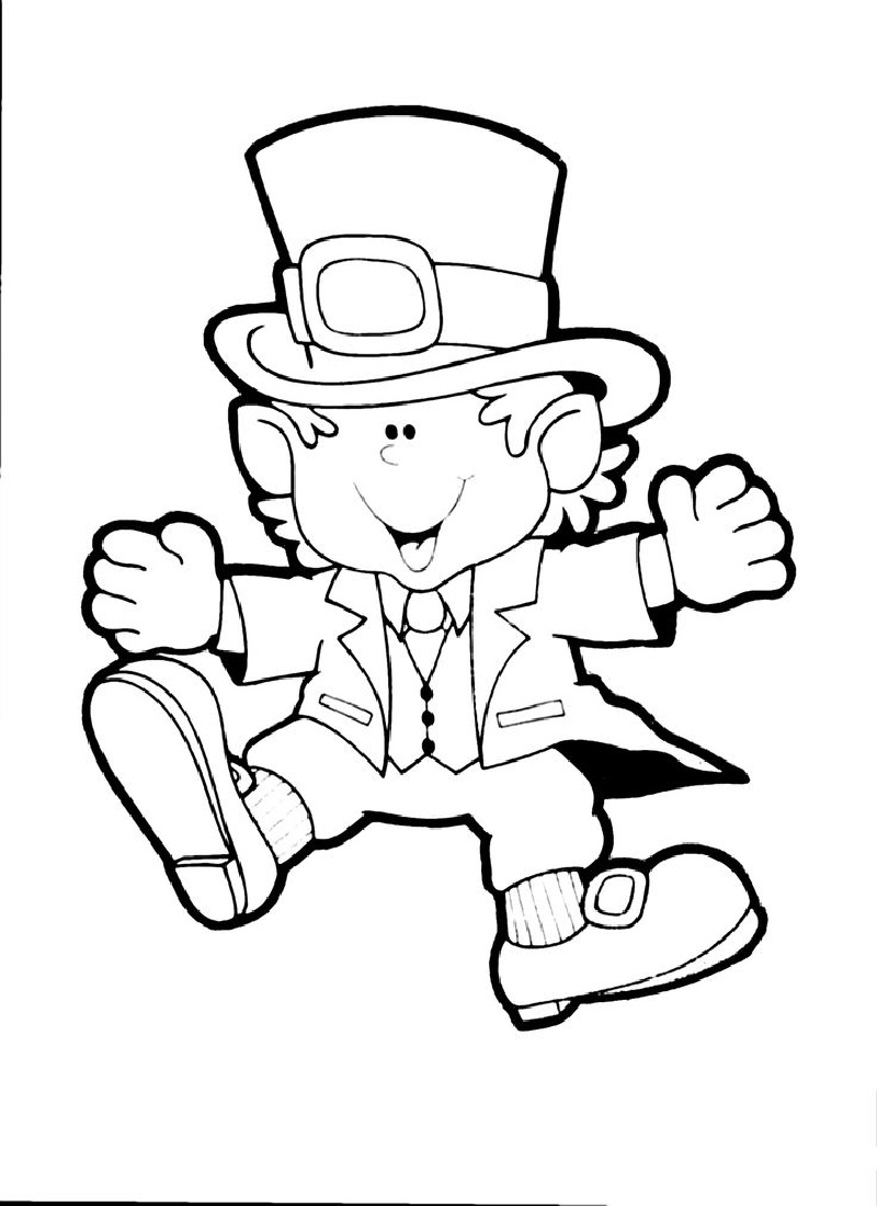 70+ Leprechaun Coloring Pages 59