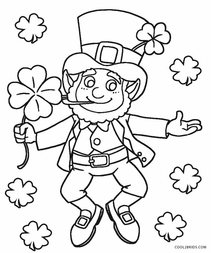 70+ Leprechaun Coloring Pages 70