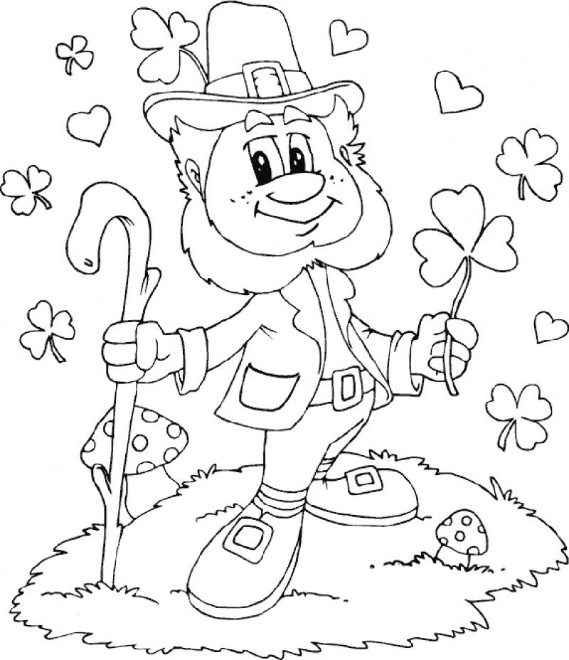 70+ Leprechaun Coloring Pages 71