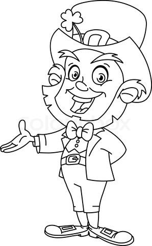 70+ Leprechaun Coloring Pages 73