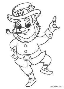 70+ Leprechaun Coloring Pages 76