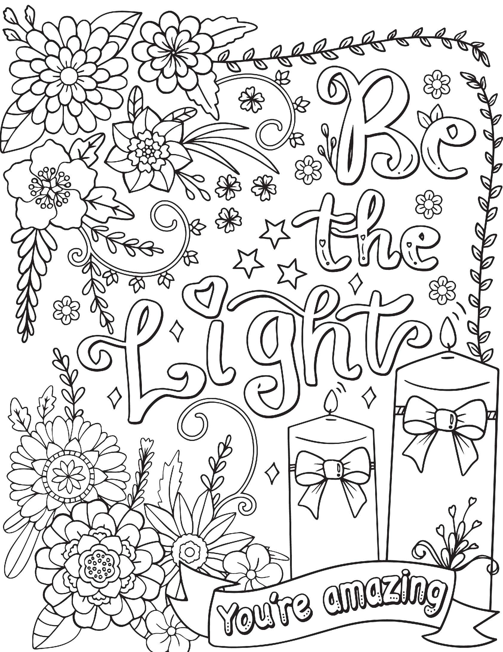 100+ Adult Coloring at Work? You're Not Fired Printable 19