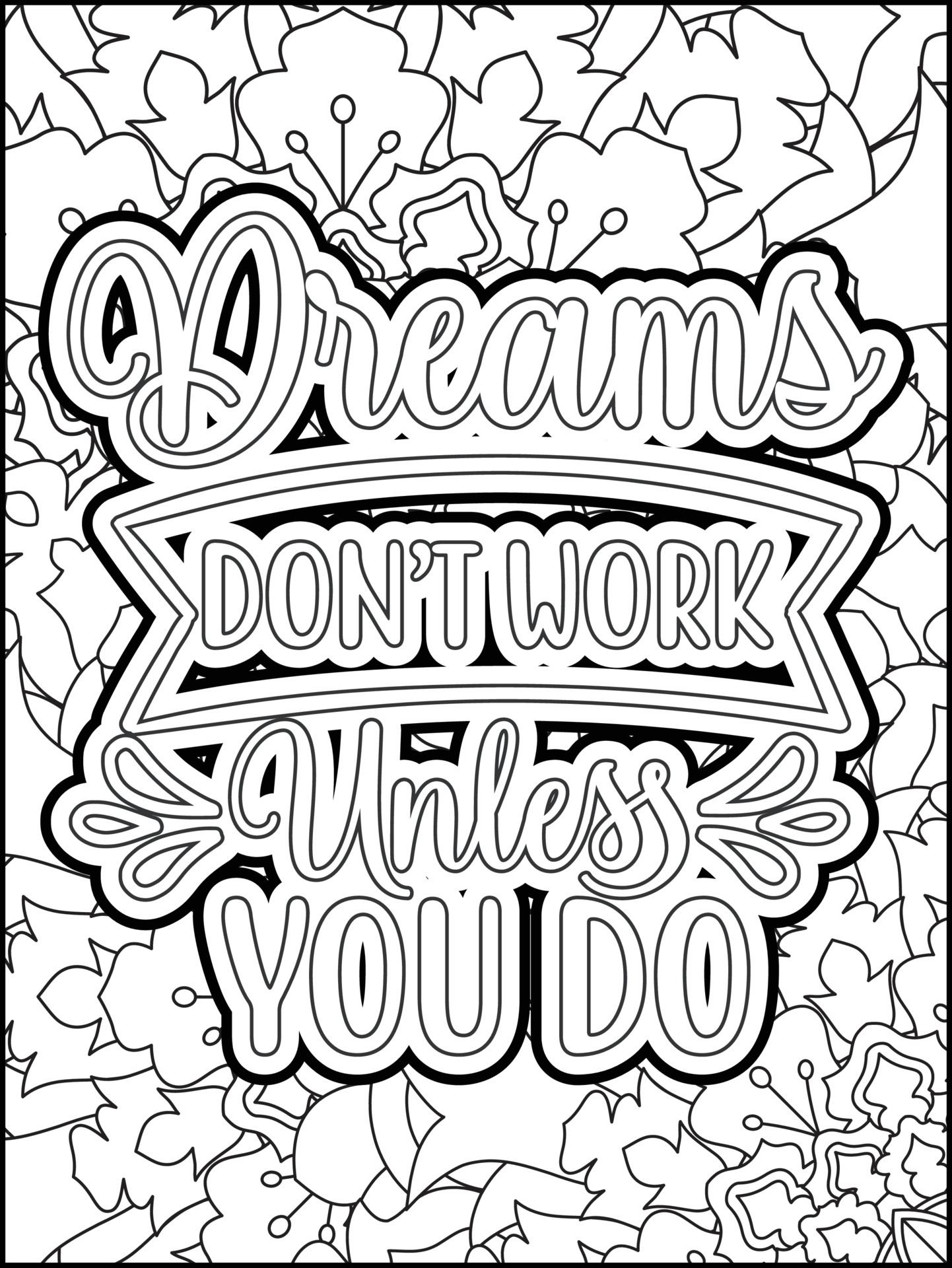 100+ Adult Coloring at Work? You're Not Fired Printable 45