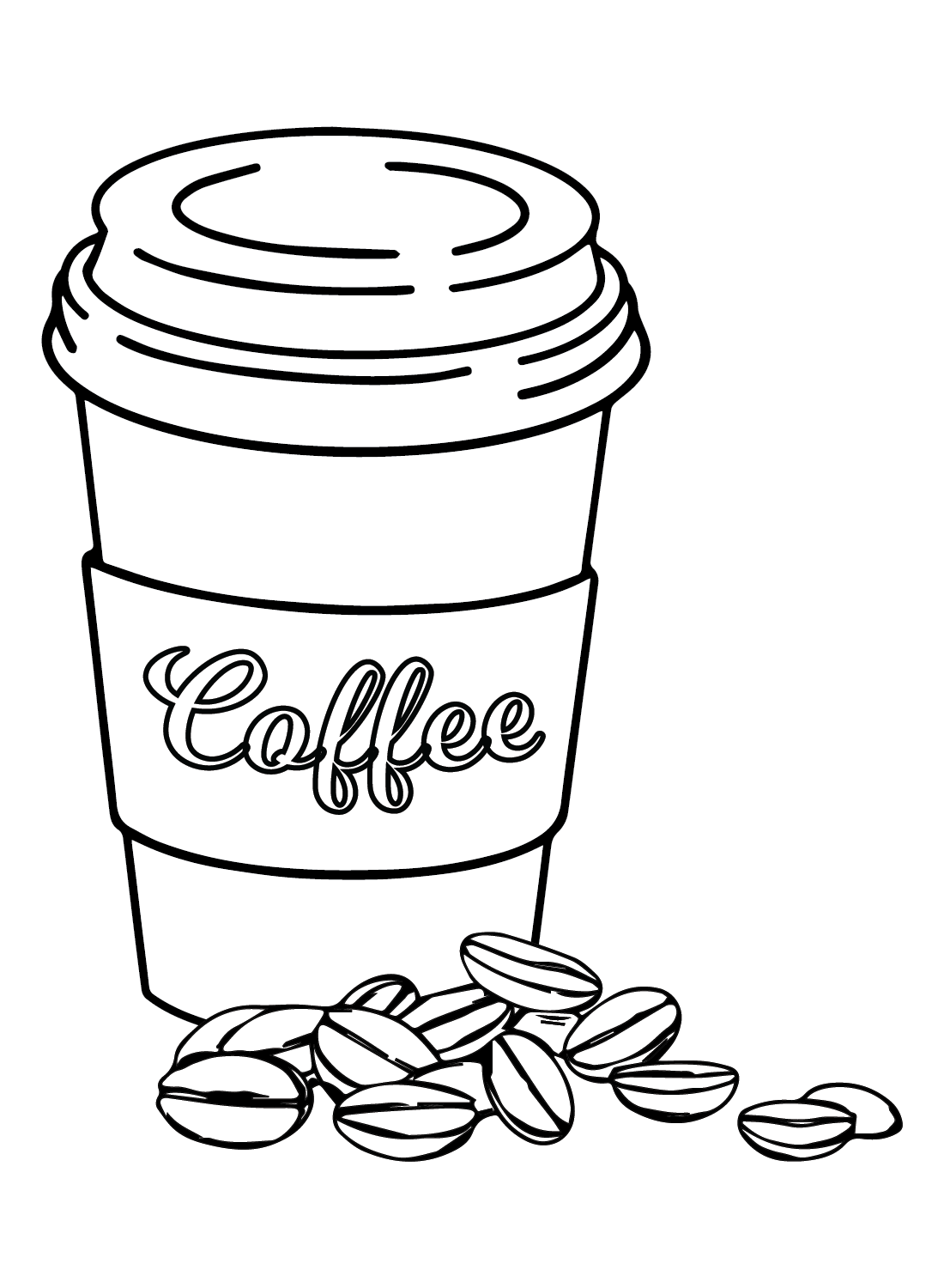 114+ Adult Coloring Pages Coffee Printable 1