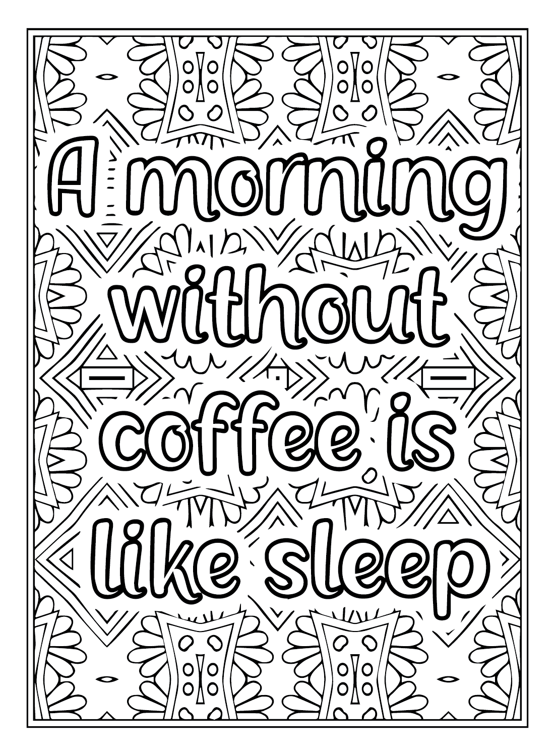 114+ Adult Coloring Pages Coffee Printable 109